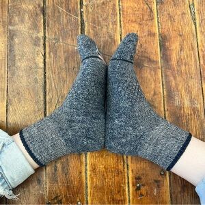 Men's Grey Heather Ankle Socks - Comfortable Everyday Socks